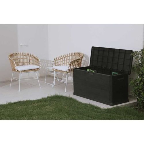 Coffre De Rangement 280 Litres -116,5 X 55,6 Cm - Gris