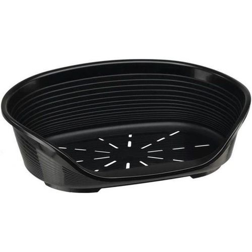 Siesta Deluxe - Lit Plastique Intérieur Anti-dérapant Taille 6 Noir 70,5×52×23,5 Cm