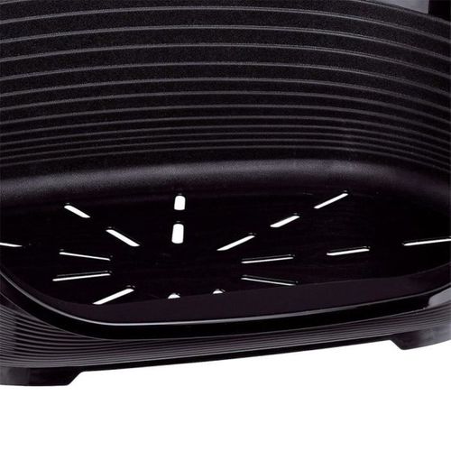 Siesta Deluxe - Lit Plastique Intérieur Anti-dérapant Taille 6 Noir 70,5×52×23,5 Cm