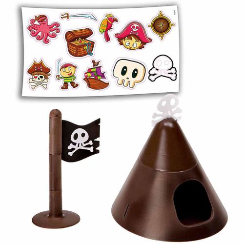 Cage Criceti 9 Ludique Pour Hamsters - Theme Pirates - Rongeur BUT - Pirate Theme Hamster Cage