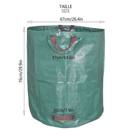 Sac De Jardin 272l Lot De 3 Sacs XXL