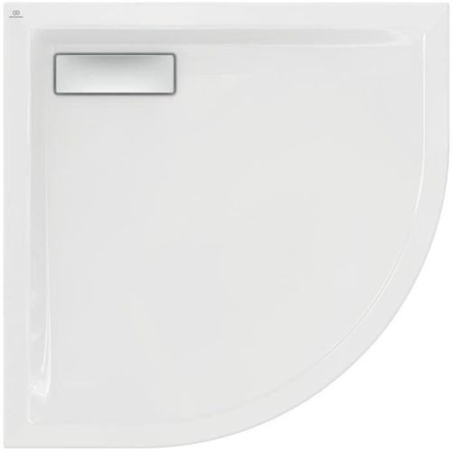 Receveur De Douche Extra Plat Quart De Cercle Ultraflat New 80x80 Cm Blanc