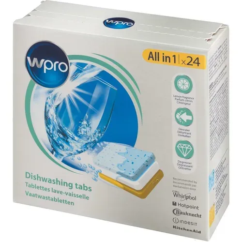 Nettoyant lave-vaisselle WPRO TAB100 Naturpro x24 vue de face