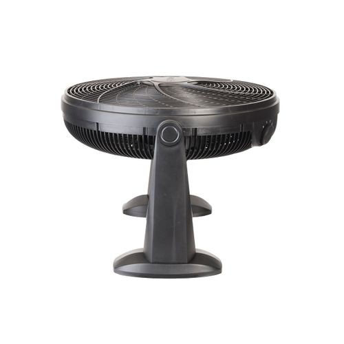 Ventilateur De Sol Asparagus, Plastique, Noir, 60,5x59,5x25 Cm