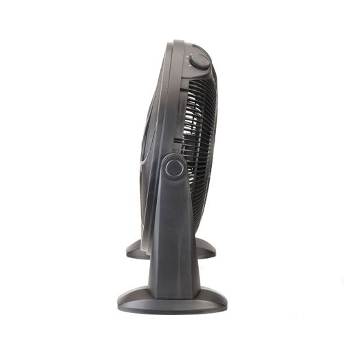 Ventilateur De Sol Asparagus, Plastique, Noir, 60,5x59,5x25 Cm