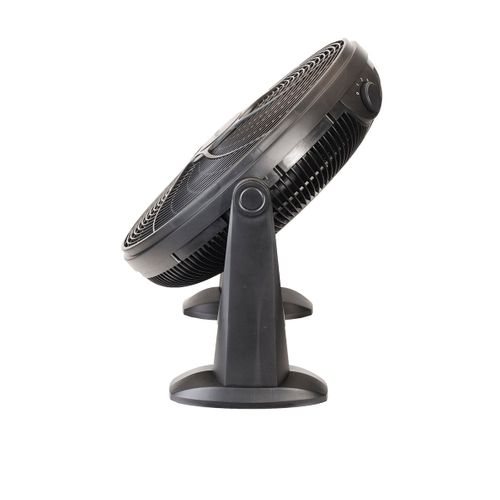 Ventilateur De Sol Asparagus, Plastique, Noir, 60,5x59,5x25 Cm