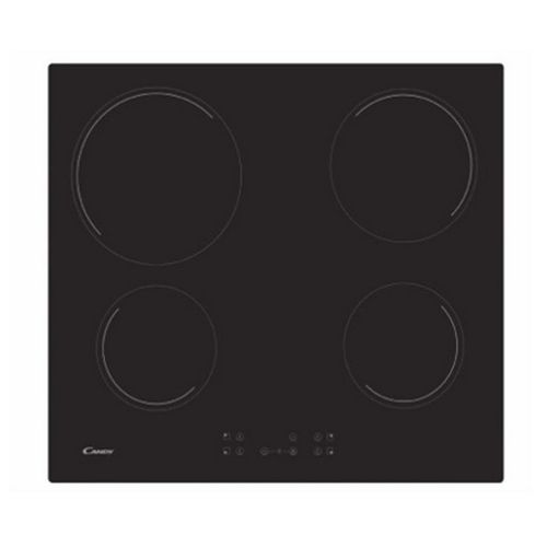 Table vitrocéramique CANDY CC64CH 4 foyers Noir