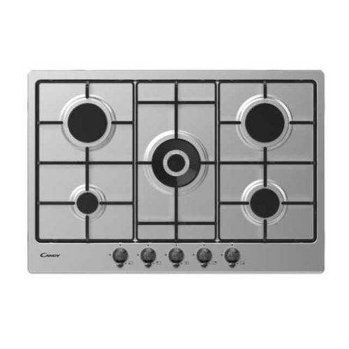 Plaque Gaz Encastrable Chw74wtx Acier Inoxydable 75 Cm Gaz 5 Foyers