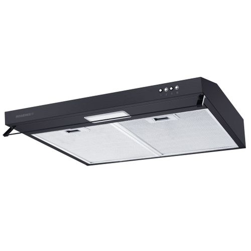 Hotte Visière 60 cm 348m3/h Noir - Rhc638/1pn