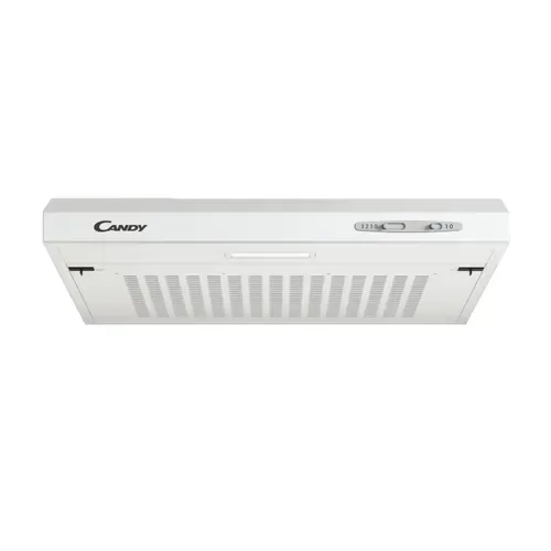 Hotte visière CANDY CFT610/4W/1_ Blanc 60cm vue de face