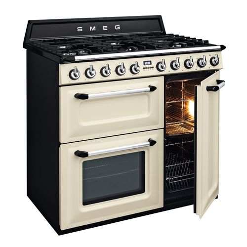 piano de cuisson SMEG TR93P vue de profil