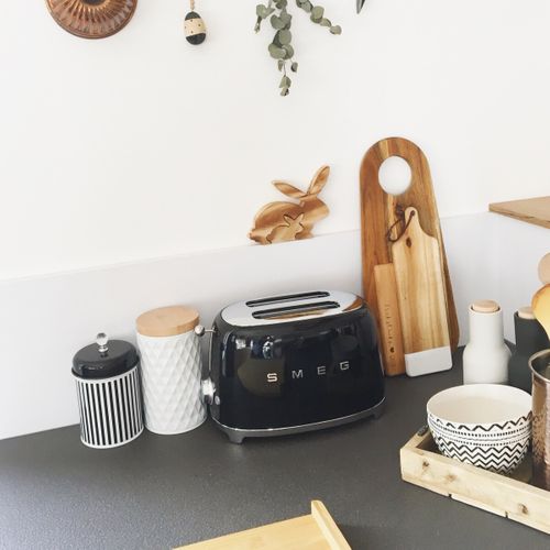 Grille pain SMEG TSF01BLEU Noir