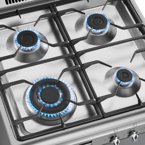 Cuisiniere mixte SMEG CX68MF8-2 4 foyers