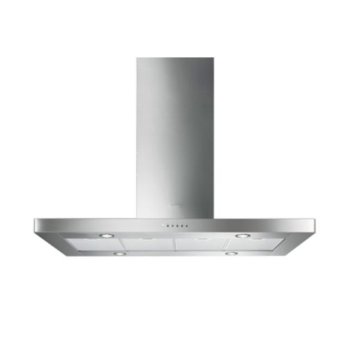 Hotte ilôt SMEG KI120XE Inox vue 3/4