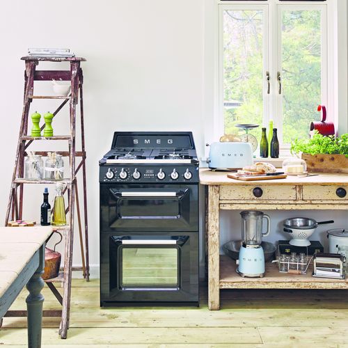 Piano de cuisson SMEG TR62BL 4 foyers Noir