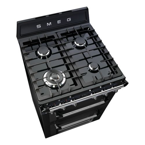 Piano de cuisson SMEG TR62BL 4 foyers Noir