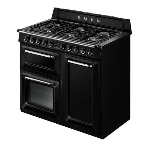piano de cuisson SMEG TR103BL vue de profil