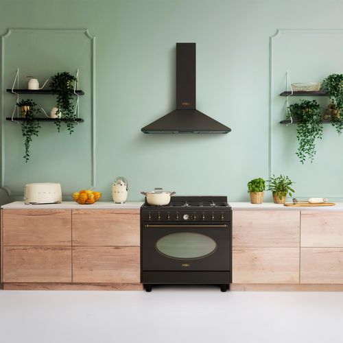 Hotte décorative SMEG KSED95COA vue d'ambiance 1