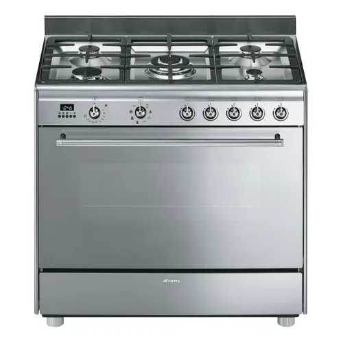 Piano de cuisson SMEG GA91CTX2 Classica inox vue de face