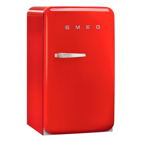 Réfrigérateur 1 porte SMEG FAB10RRD6 122L rouge vue 3/4
