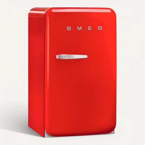 Réfrigérateur 1 porte SMEG FAB10HRRD6 135L rouge vue 3/4