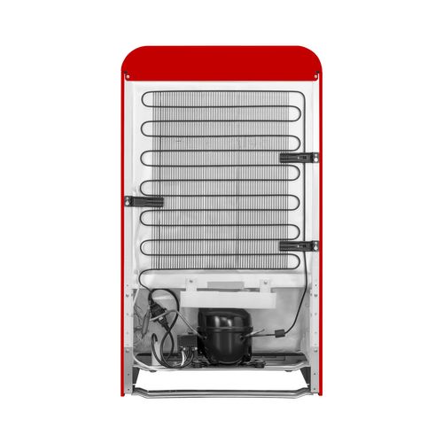 Réfrigérateur 1 porte SMEG FAB10HRRD6 135L rouge vue de derrière