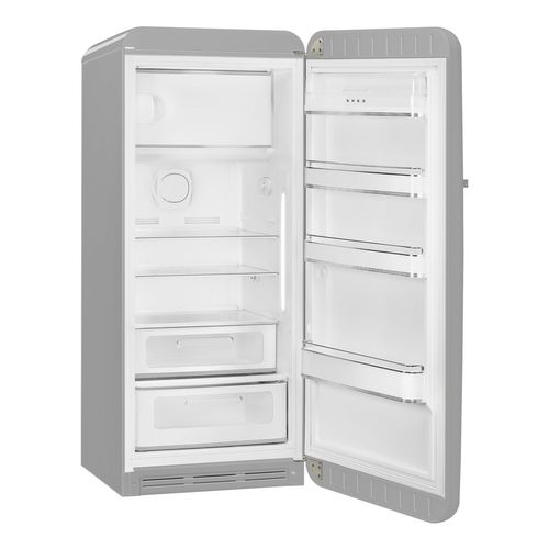 Réfrigérateur 1 porte SMEG FAB28RSV6 270L Gris métal vue de profil