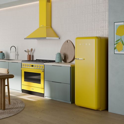Réfrigérateur 1 porte SMEG FAB28RYW6 270L Jaune vue d'ambiance 1