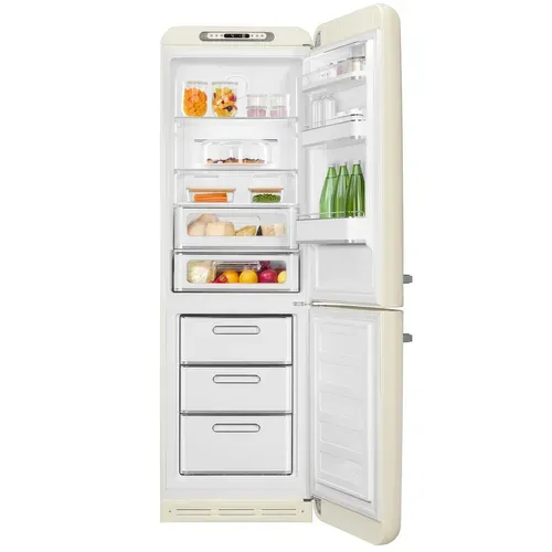 Combiné SMEG FAB32RCR6 331L Crème vue de profil