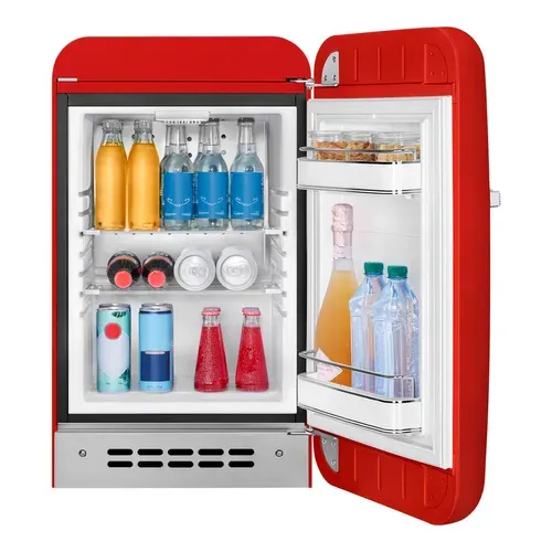 Réfrigérateur 1 porte SMEG FAB5RRD6 34L rouge vue d'ambiance 1