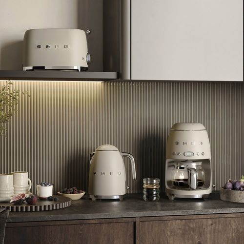 Cafetière Filtre Programmable 10 Tasses 1050w Beige Lin Dcf02mlmeu