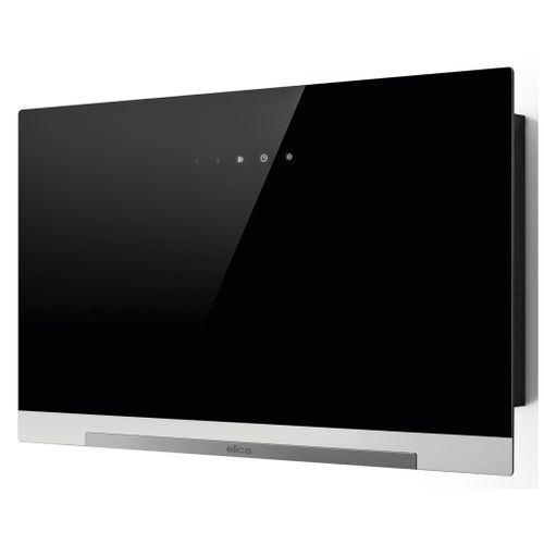 Hotte Décorative Murale Noire 60 Cm, 680 M³/h, Commande Tactile
