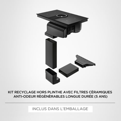 Table induction aspirante ELICA SWITCH GLOW BL/F/83