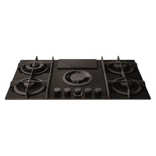 Table gaz aspirante ELICA NT FLAME EVO BL/F BO/88 (V1) vue 3/4
