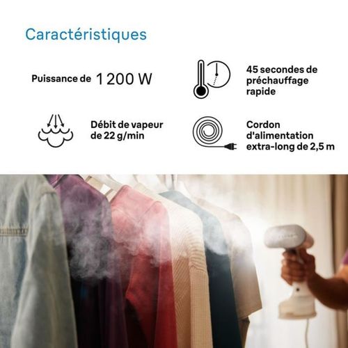 Defroisseur Portable Quickstyle 5 Gs5011pu — 1200 W, 22 G/min, Réservoir 150 Ml