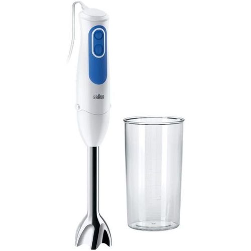 Mixeur Plongeant Mq3000wh Smoothie Plus - Pied Mixeur Blanc Et Bleu