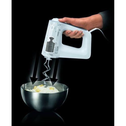 Batteur Fouet Inox Petrin Pied Plastique 500w 5vit   Braun - Hm3135wh