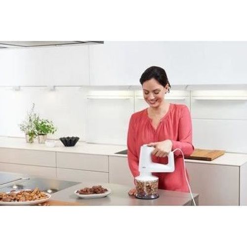 Batteur Fouet Inox Petrin Pied Plastique 500w 5vit   Braun - Hm3135wh