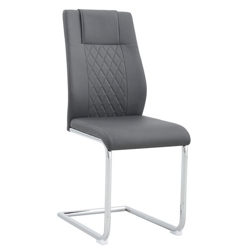 Chaise Cantilever set 4 Pi ces Structure En M tal Chrom chaise-cantilever-set-4-pi-ces-structure-en-m-tal-chrom