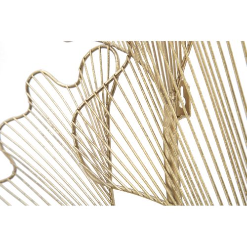 Décoration Murale En Métal "glamour" 79cm Or