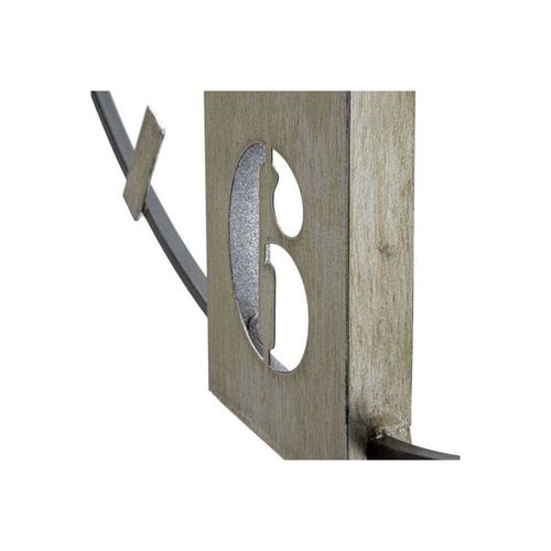 Horloge En Métal Silvery 61 X 4.5 X 63 Cm