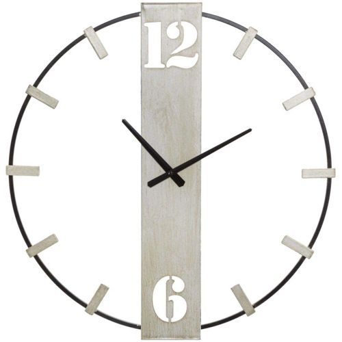 Horloge En Métal Silvery 61 X 4.5 X 63 Cm