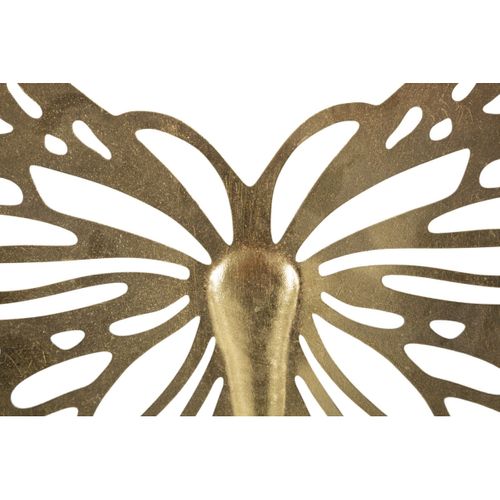 Décoration Murale En Métal "butterfly Uni" 43cm Or