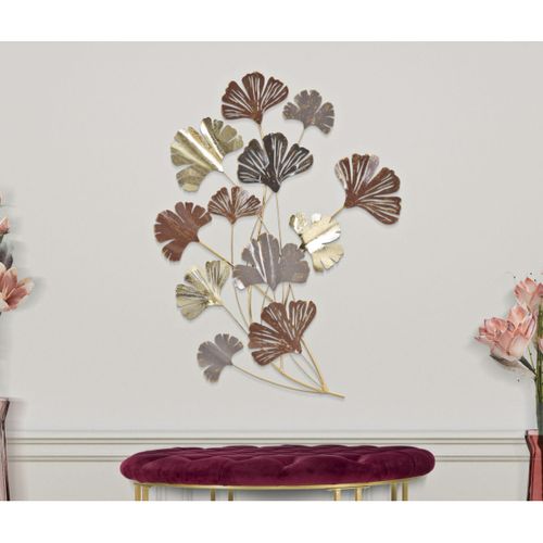 Décoration Murale En Métal "windy" 92cm Multicolore