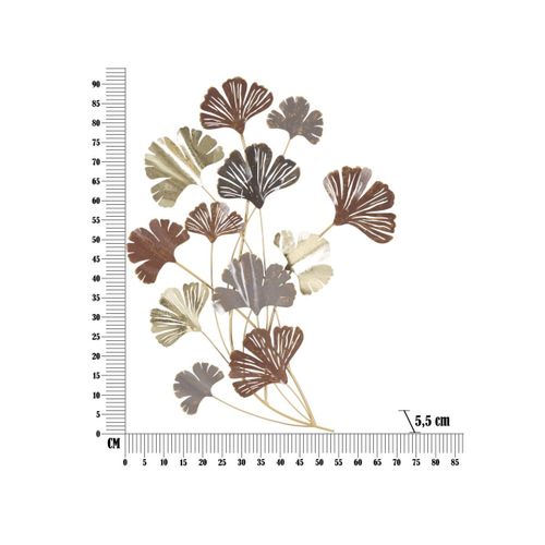 Décoration Murale En Métal "windy" 92cm Multicolore