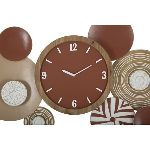 Horloge Murale En Métal "etnic" 127cm Multicolore