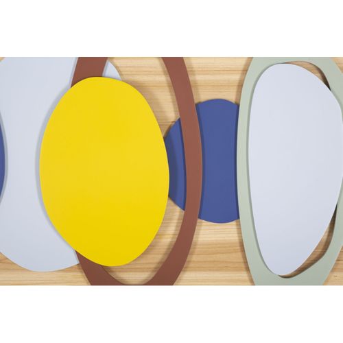 Décoration Murale En Bois "color" 80cm Multicolore