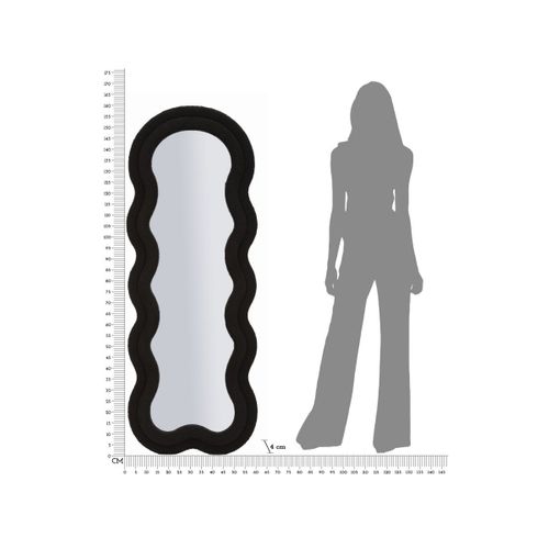 Miroir En Mdf Teddy 60 X 4 X 160 Cm Noir