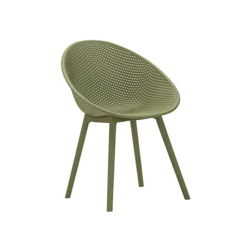 Lot De 2 Chaises De Jardin "ibiza" 83cm Vert