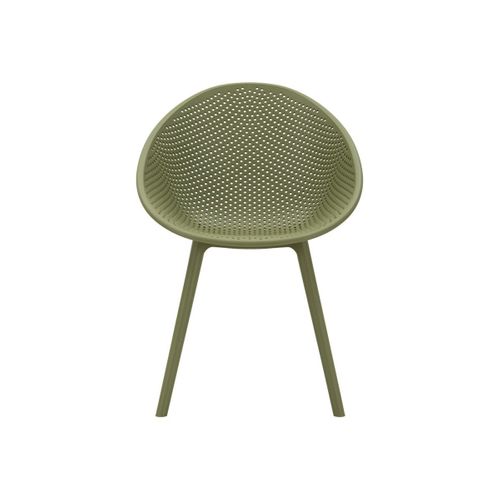 Lot De 2 Chaises De Jardin "ibiza" 83cm Vert